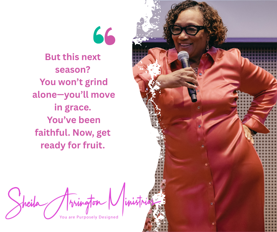But this next season You won’t grind alone—you’ll move in grace. You’ve been faithful. Now get ready for fruit. Photo 1 two women praying together. Photo 2 woman praying while praising.